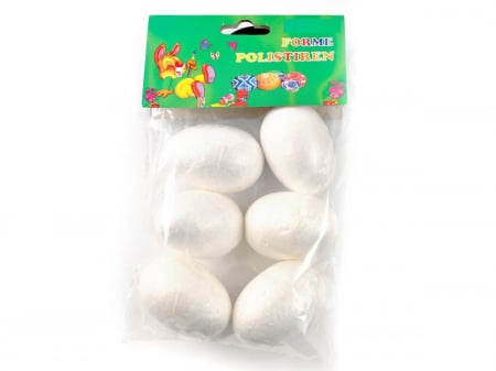 Paste - Set 6 oua din polistiren pentru pictat
