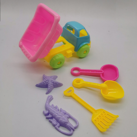 Set Camion de Nisip miniatura, 6 piese, 15cm, VisionXXI [1]