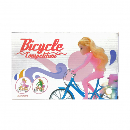 Set papusa Vision cu bicicleta, lumini si sunete [2]