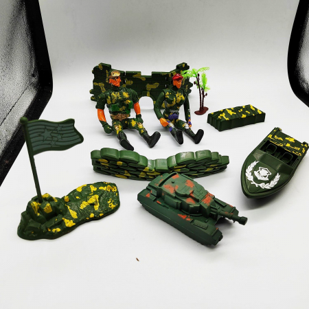 Set soldati cu vehicule, fortareata, accesorii, 12 piese, VisionXXI [3]