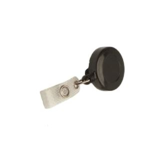 Accesorii prezentare - Snur Retractabil pentru Ecuson , cu clips, model Clasic, Negru, Vision
