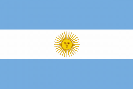 Articole suporteri - Steag Argentina, dimensiune 150x90cm, poliester, Vision XXI