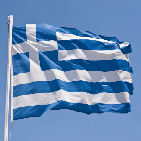 Steag Grecia, dimensiune 150x90cm, poliester, Vision XXI [1]