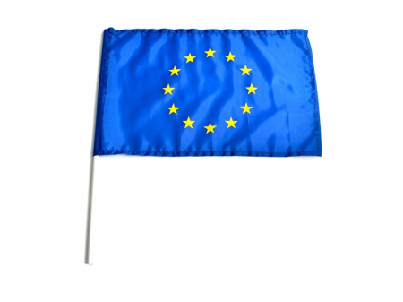 Steag UE Vision, suport pentru birou, 14x21 cm, stativ 34 cm [0]