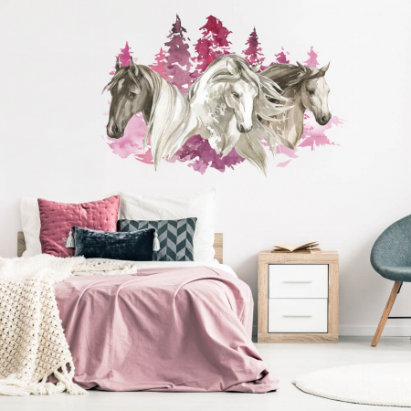 Wallpaper - Sticker pentru Fete - Cai N.1.