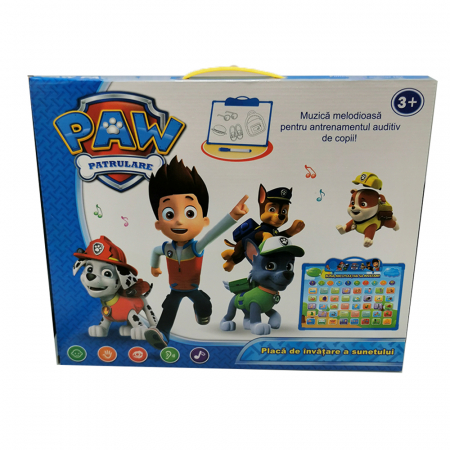 Jucarii interactive copii - Tableta interactiva pentru copii, limba romana, Invata si Distreaza-te, 39 x 29 cm, PawPatrol, VisionXXI