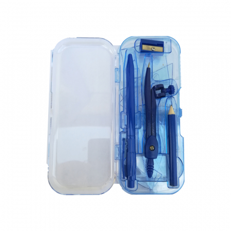 Instrumente de scris si desen - Trusa geometrie plastic 8 piese Vision