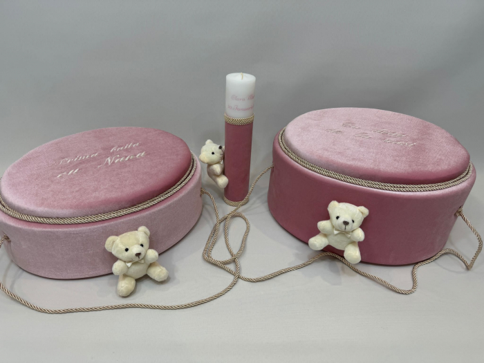 Set trusou botez cu lumanare + Set prima baita Clasic [6]