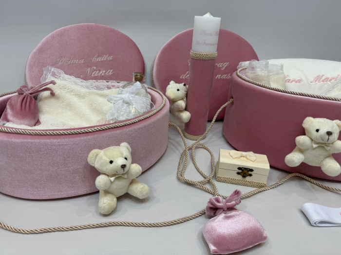 Set trusou botez cu lumanare + Set prima baita Clasic [3]