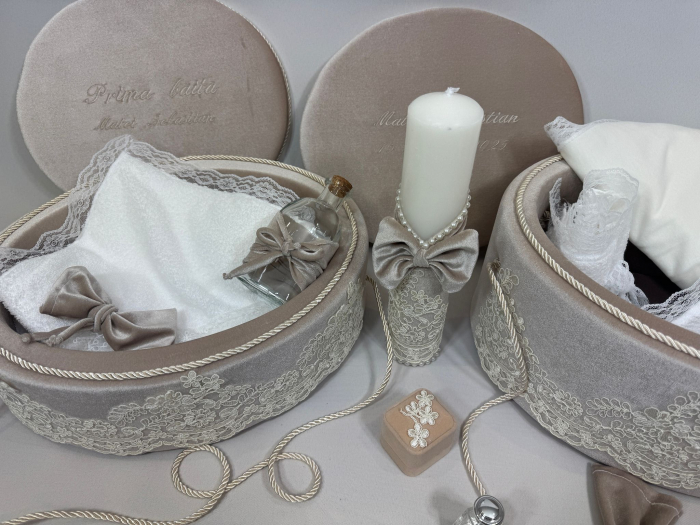 Set trusou botez cu lumanare + Set prima baita Clasic [3]