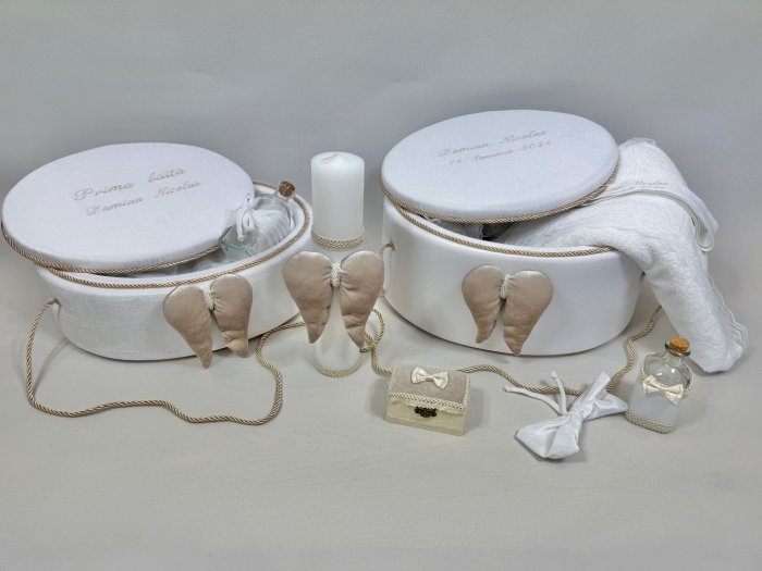 Set trusou botez cu lumanare + Set prima baita Exclusive [3]