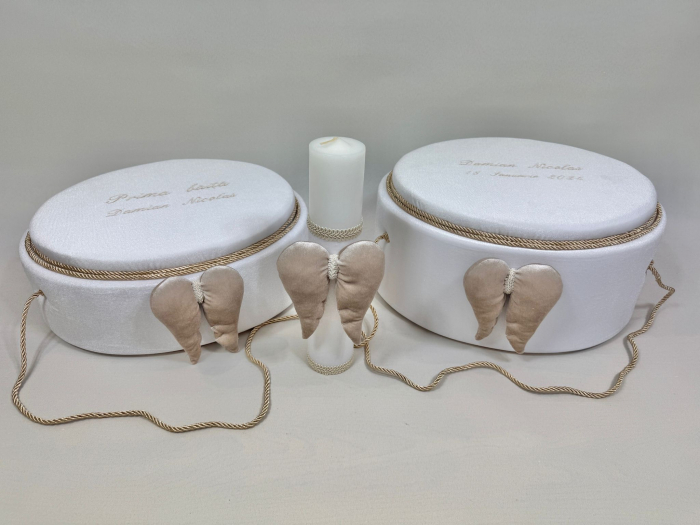 Set trusou botez cu lumanare + Set prima baita Exclusive [5]