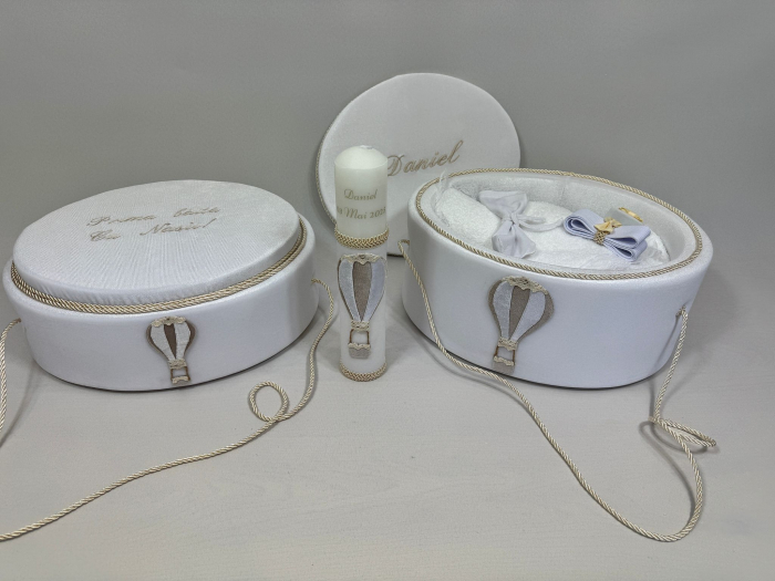 Set trusou botez cu lumanare+ Set prima baita Exclusive [3]