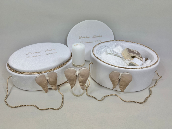 Set trusou botez cu lumanare + Set prima baita Exclusive [4]