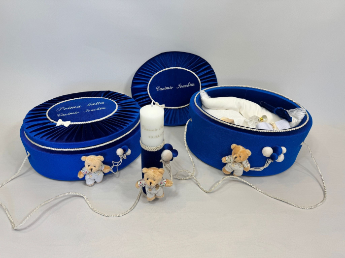 Set trusou botez cu lumanare + Set prima baita Premium [5]