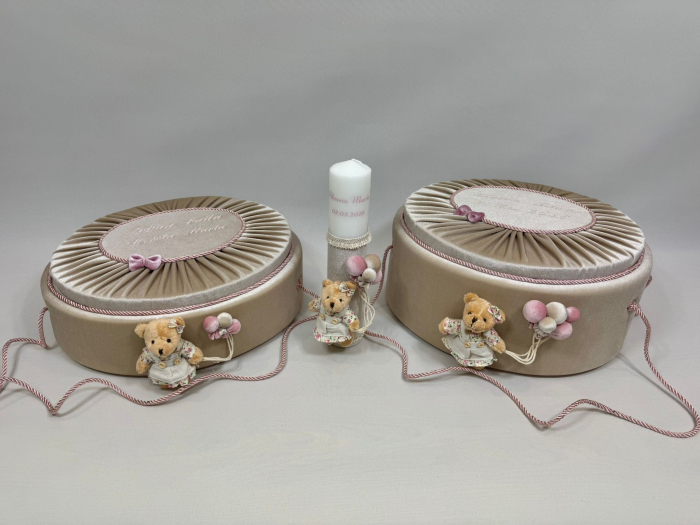 Set trusou botez cu lumanare + Set prima baita Premium [8]