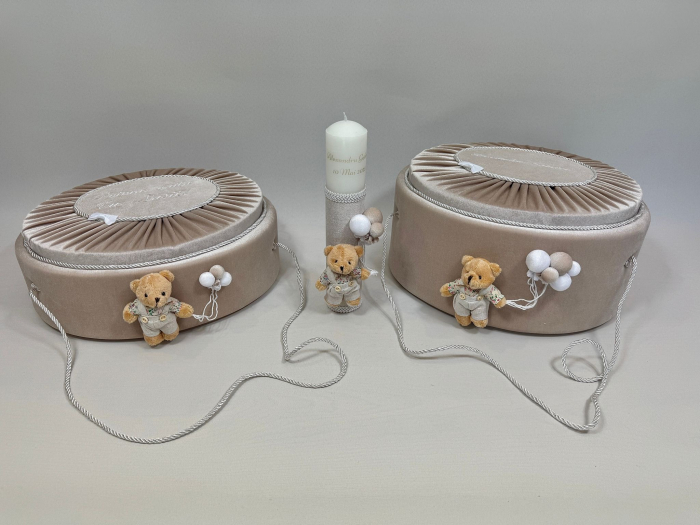 Set trusou botez cu lumanare + Set prima baita Premium [7]