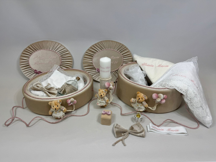 Set trusou botez cu lumanare + Set prima baita Premium [2]