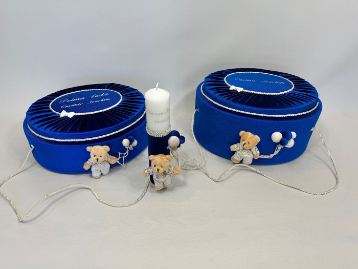 Set trusou botez cu lumanare + Set prima baita Premium [8]
