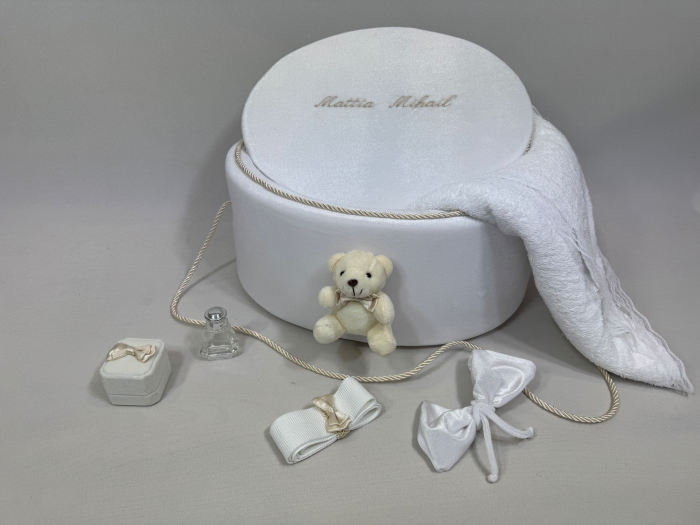 Trusou botez la cufar din catifea Clasic [3]