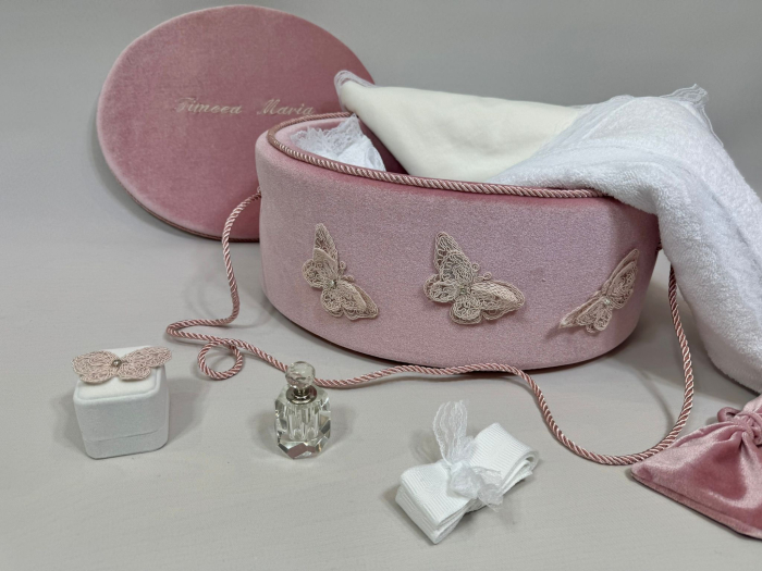 Trusou botez la cufar din catifea  Clasic [3]