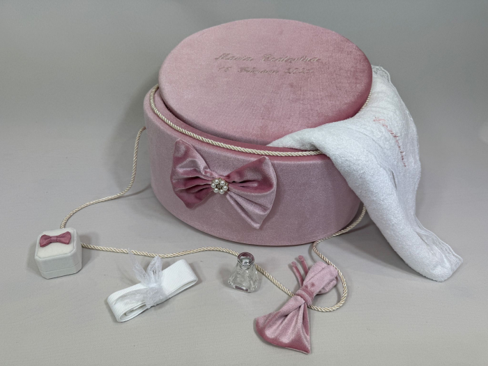 Trusou botez la cufar din catifea Clasic [4]
