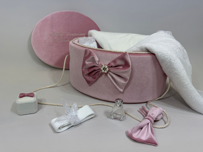 Trusou botez la cufar din catifea Clasic [2]