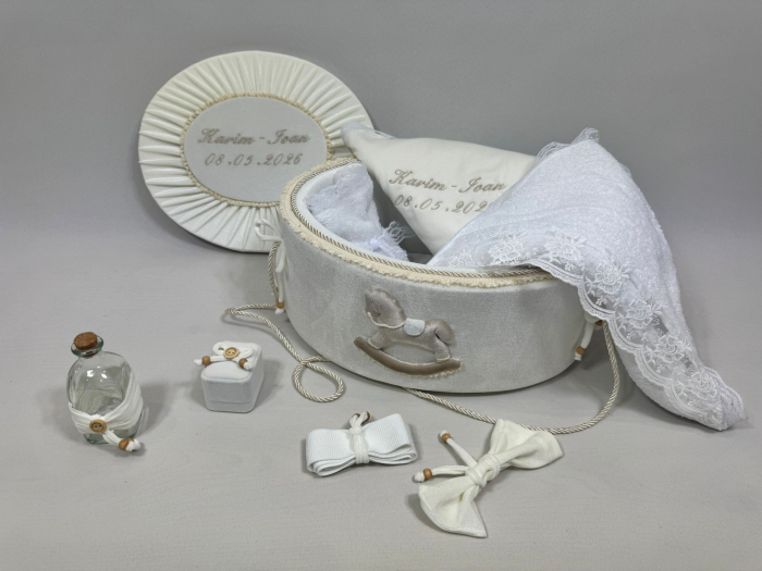 Trusou botez la cufar din catifea Luxury [3]