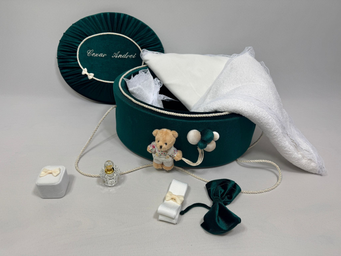 Trusou botez la cufar din catifea Premium [2]