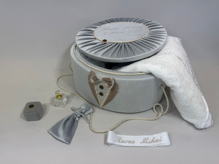 Trusou botez la cufar din catifea Deluxe [5]
