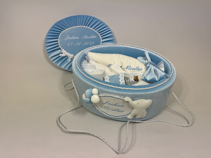 Trusou botez la cufar din catifea Luxury [4]