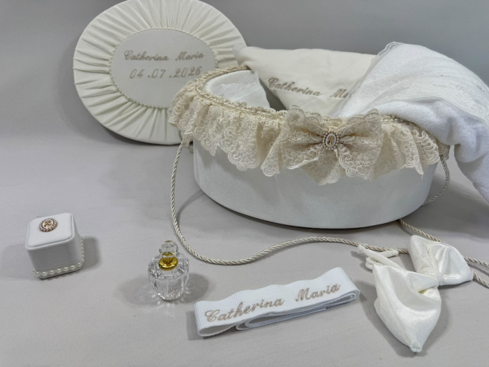 Trusou botez la cufar din catifea Elegance [2]