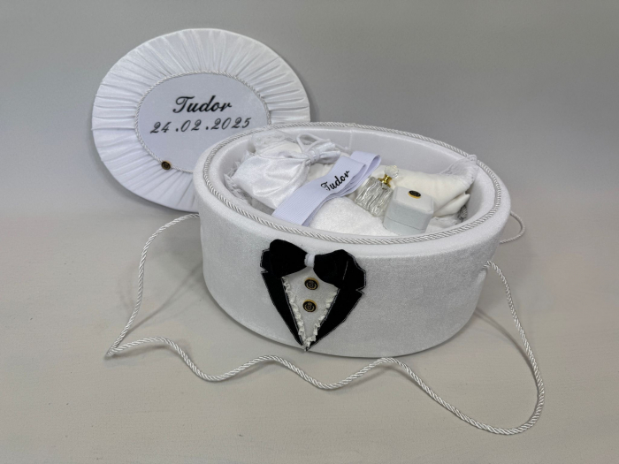 Trusou botez la cufar din catifea Deluxe [3]