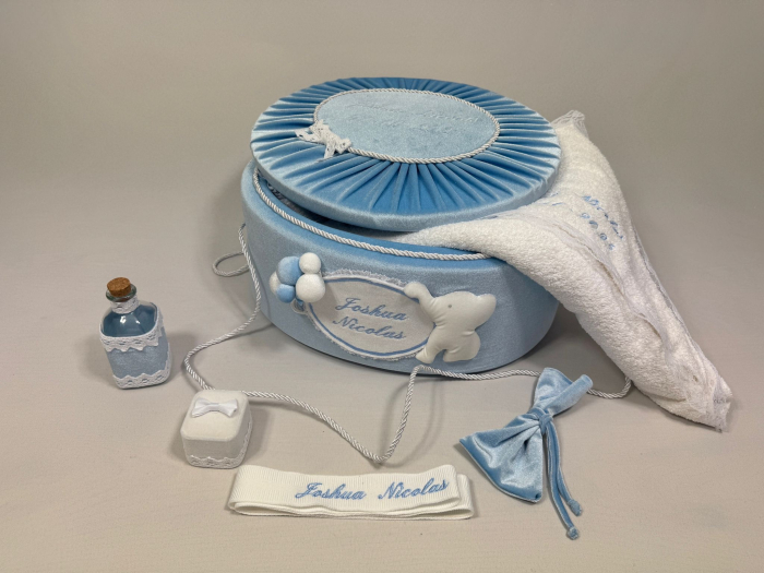 Trusou botez la cufar din catifea Luxury [3]