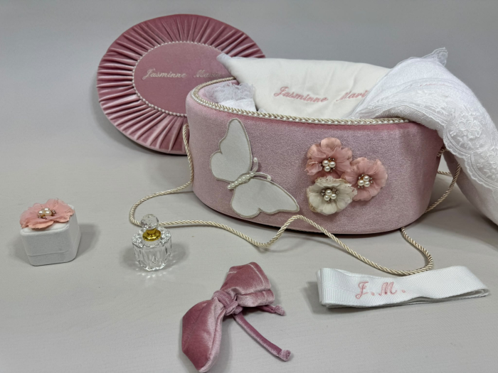 Trusou botez la cufar din catifea Elegance [2]