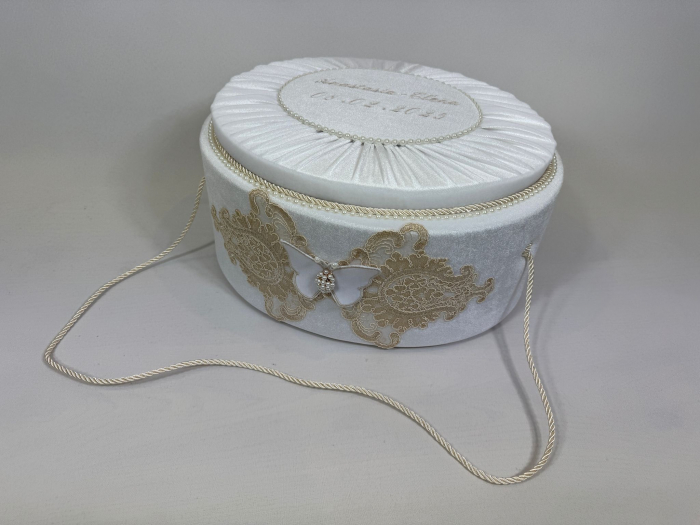 Trusou botez la cufar din catifea Elegance [5]