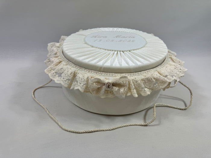 Trusou botez la cufar din catifea Elegance [5]