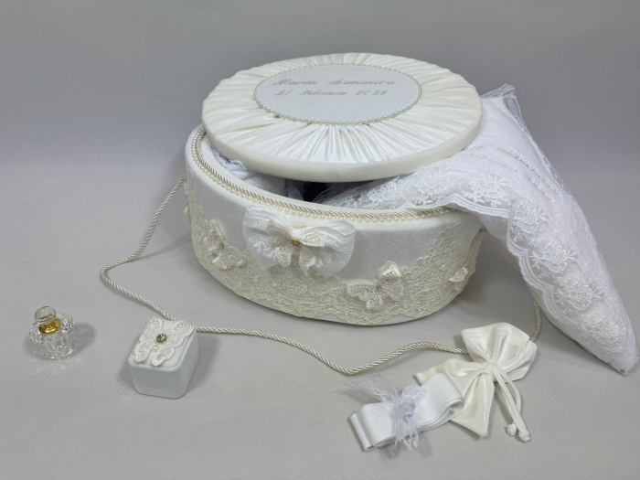 Trusou botez la cufar din catifea Elegance [6]