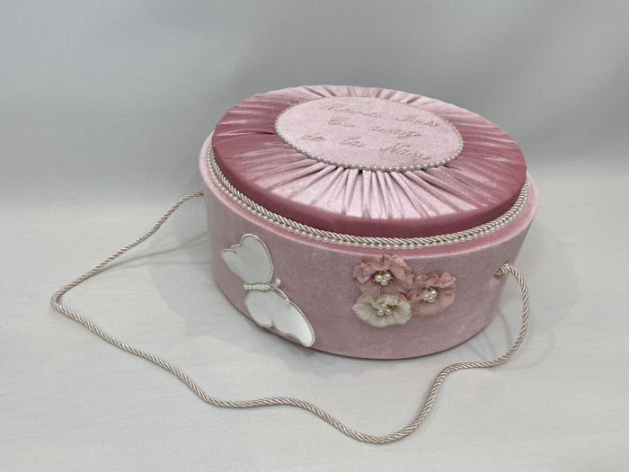 Trusou botez la cufar din catifea Elegance [4]