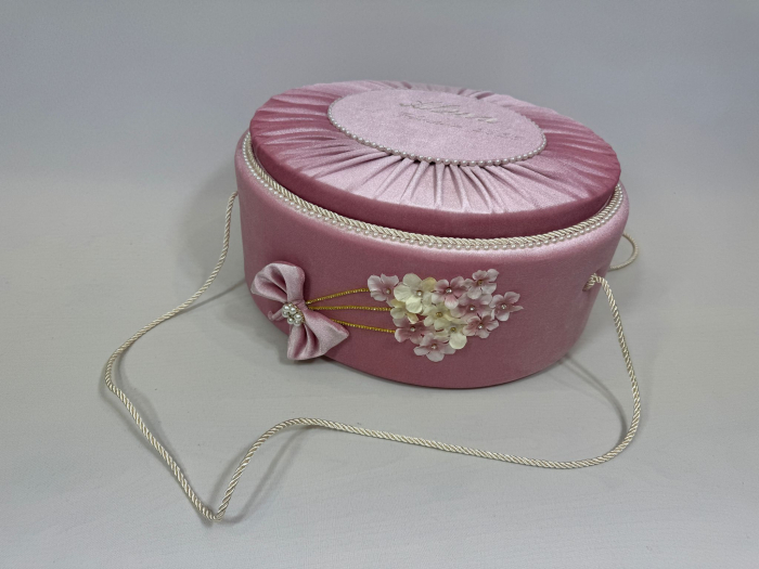 Trusou botez la cufar din catifea Elegance [6]