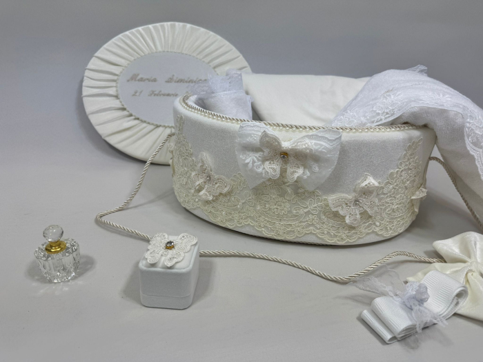 Trusou botez la cufar din catifea Elegance [2]