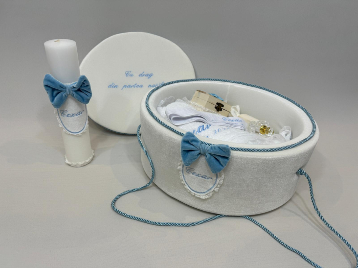 Trusou botez la cufar din catifea Basic [4]