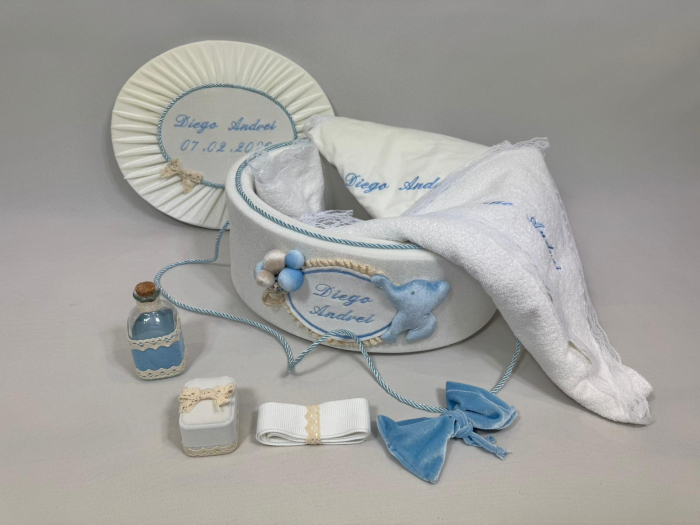 Trusou botez la cufar din catifea Luxury [2]