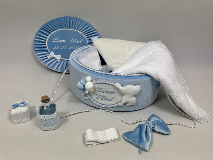 Trusou botez la cufar din catifea Luxury [2]