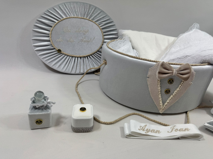 Trusou botez la cufar din catifea Luxury [3]