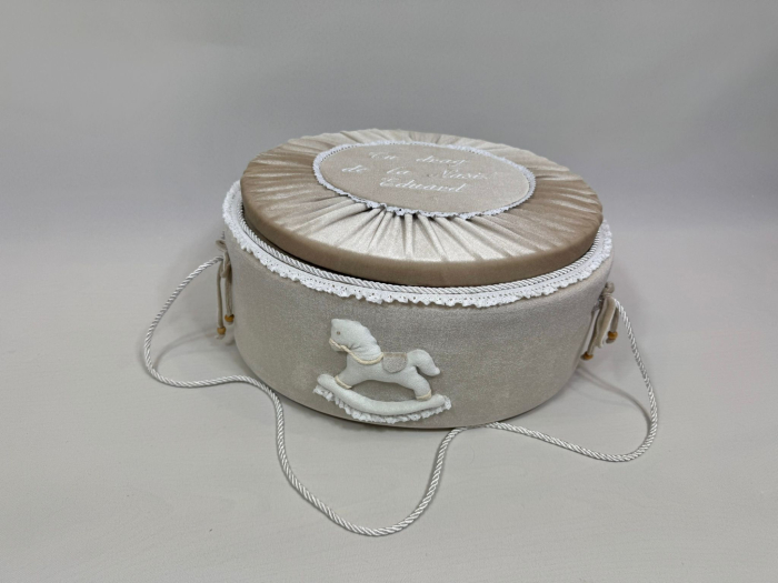 Trusou botez la cufar din catifea Luxury [7]