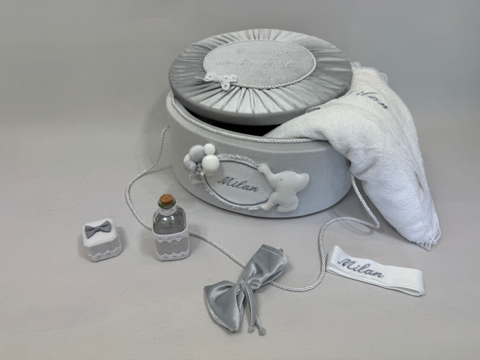 Trusou botez la cufar din catifea Luxury [5]