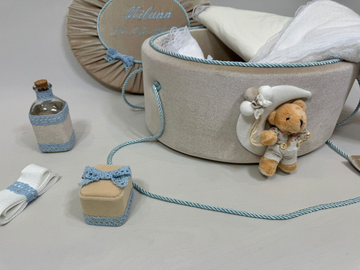 Trusou botez la cufar din catifea Luxury [3]