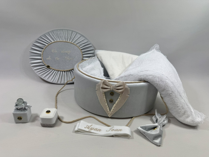 Trusou botez la cufar din catifea Luxury [2]