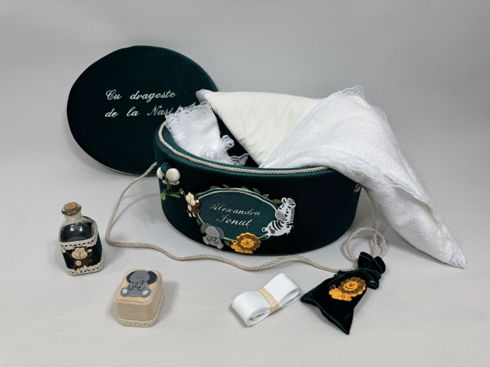 Trusou botez la cufar din catifea  Luxury [2]